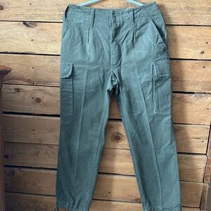 Jeans Express military style pants size 2 green